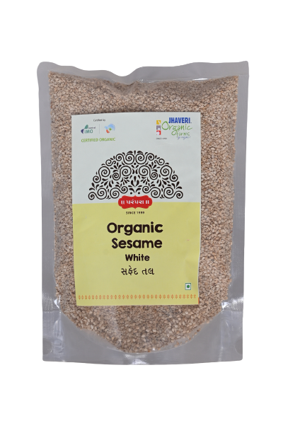 Jhaveri Organic White Sesame Seeds Organic