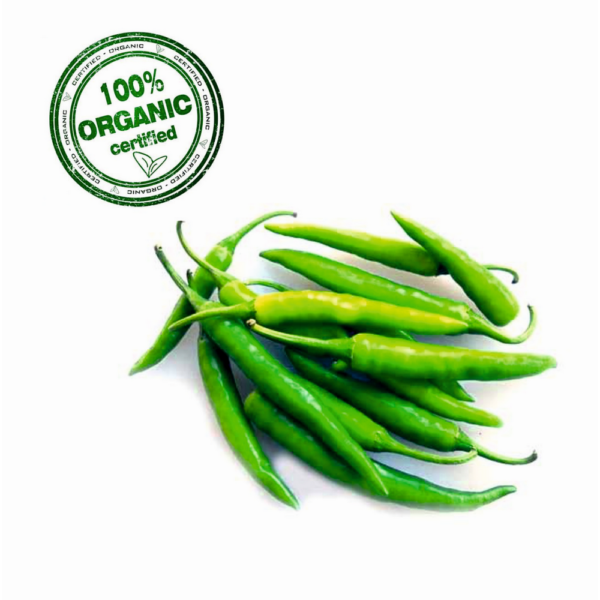 Organic Green Chilli (Lila Marcha)