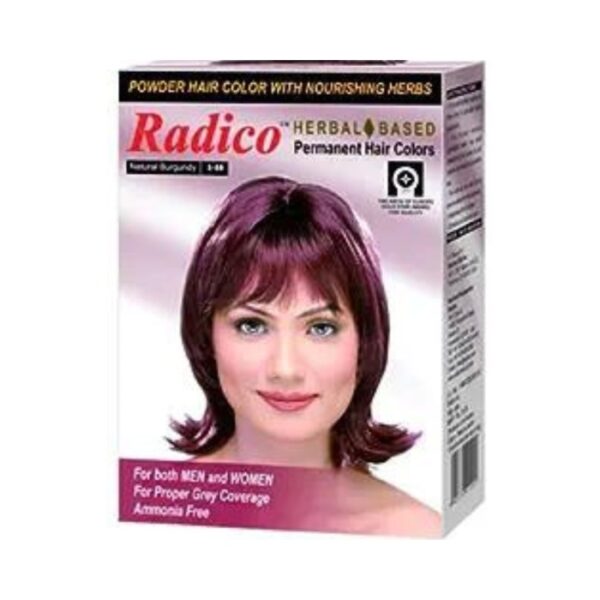 Radico Organic Natural Burgundy Color