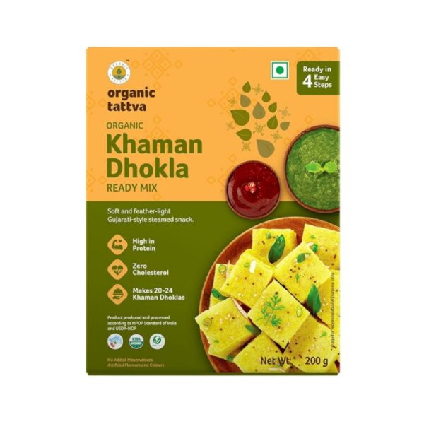 Organic Tattva Khaman Dhokla Ready Mix