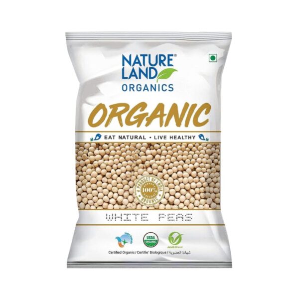 Natureland Organics White Peas
