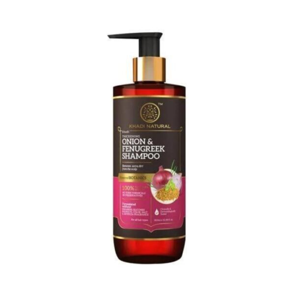 Khadi Naturals Onion & Fenugreek Hair Cleanser (SLS & Paraben Free)
