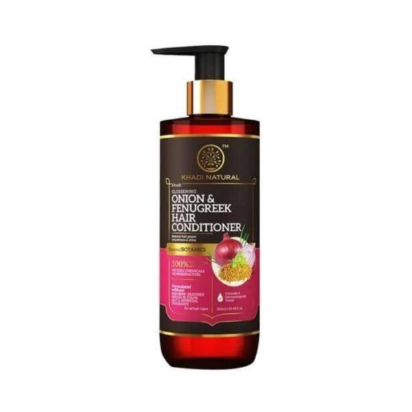 Khadi Naturals Onion & Fenugreek Hair Conditioner (SLS & Paraben Free)
