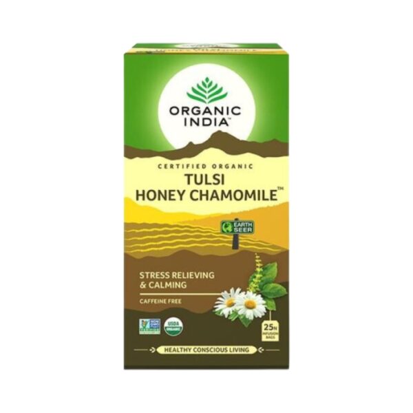 Organic India Tulsi Honey Chamomile – Caffeine Free