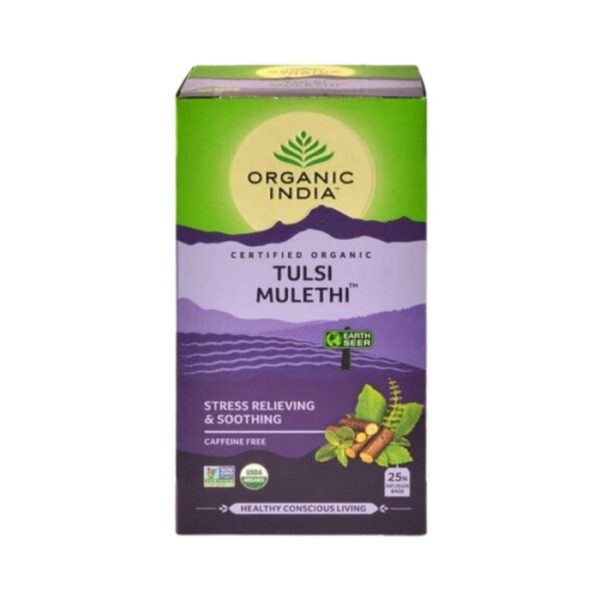 Organic India Tulsi Mulethi – Caffeine Free