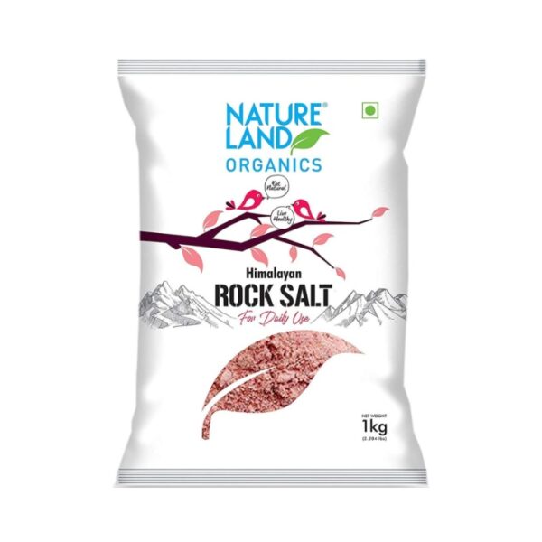 Natureland Organics Himalayan Pink Rock Salt