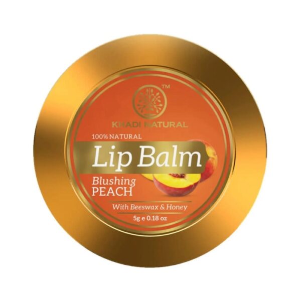 Khadi Naturals Peach Lip Balm