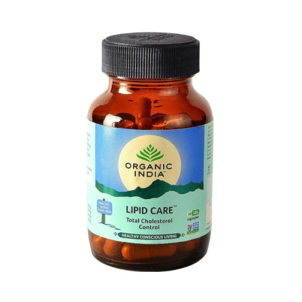 Organic India Lipid Care – Cholestrol Control Supplement Capsule