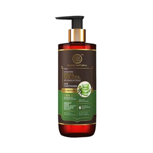 Khadi Naturals Neem & Aloevera Hair Conditioner (SLS & Paraben Free)