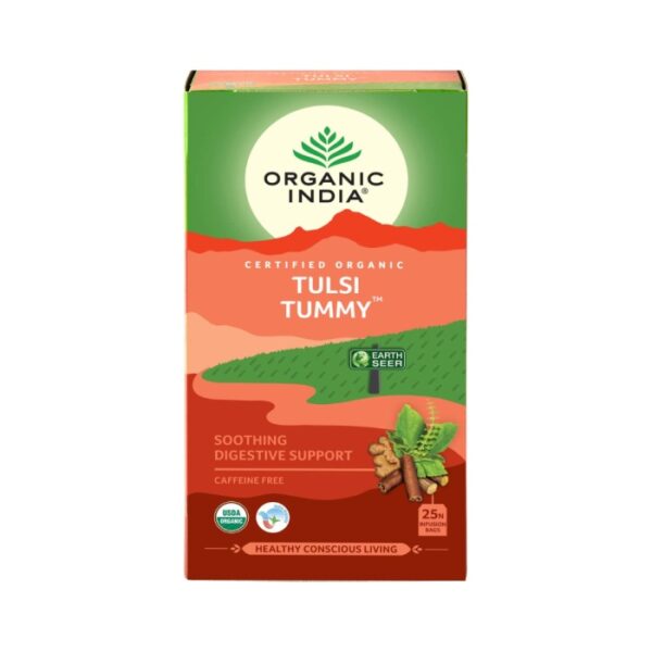 Organic India Tulsi Tummy – Caffeine Free