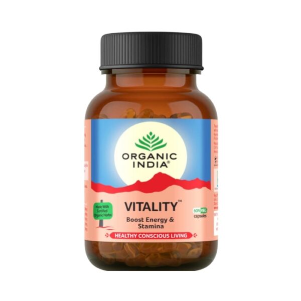 Organic India Vitality – Boosts Energy & Stamina Capsule