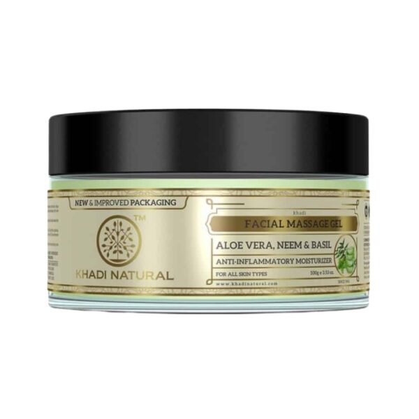Khadi Naturals Aloe Neem & Basil Facial Massage Gel