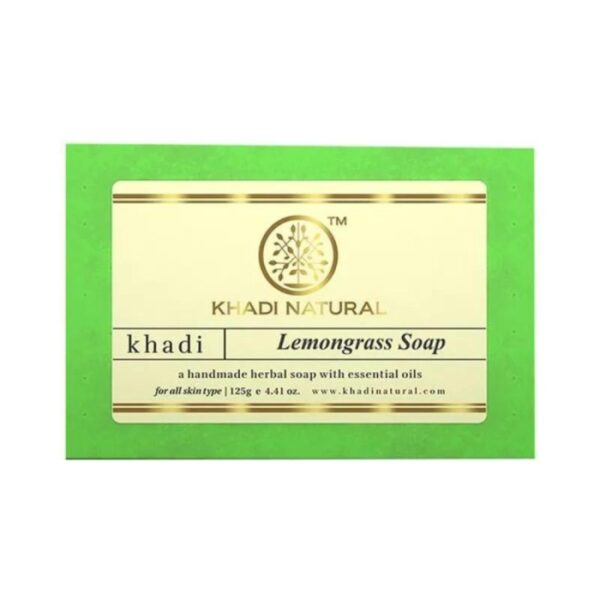 Khadi Naturals Lemongrass Soap