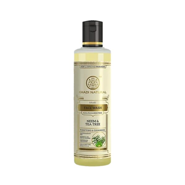 Khadi Naturals Neem & Teatree Facewash (SLS & Paraben Free)