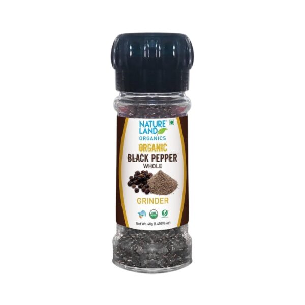 Natureland Organics Black Pepper with Crusher