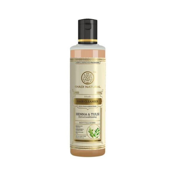 Khadi Naturals Heena & Tulsi Hair Cleanser with Extra Conditioning