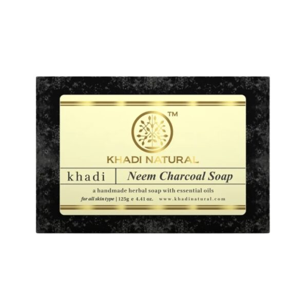 Khadi Naturals Neem Charcoal Soap