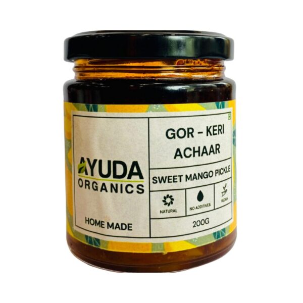 Ayuda Organics Homemade Gor Keri Pickle (Sweet Mango Pickle)