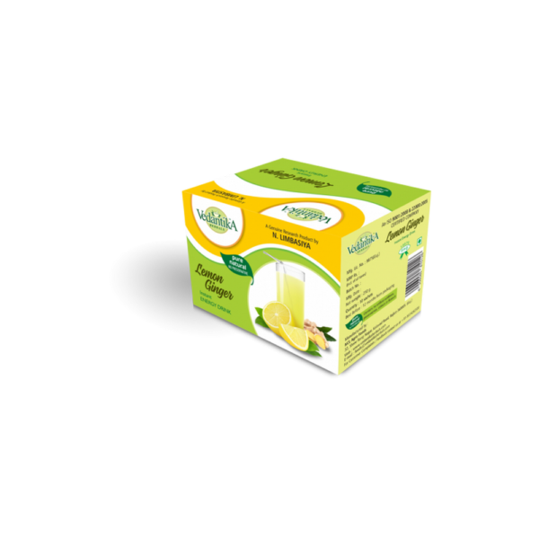 Vedantika Herbals Lemon Ginger Drink (10 Sachets)